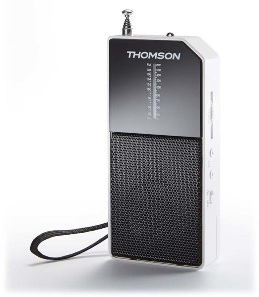 Radio de poche (Blanc) RT205 THOMSON, Bigben - Le Design Sonore pour tous, Audio, Thomson, Bigben Party, Bigben kids, Lumin'US, Colorlight