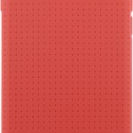 Coque souple avec finition micro-perforée (rouge) – Packshot