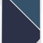 Coque semi-rigide (triangles bleus) - Packshot