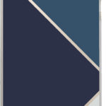 Coque semi-rigide (triangles bleus) – Packshot