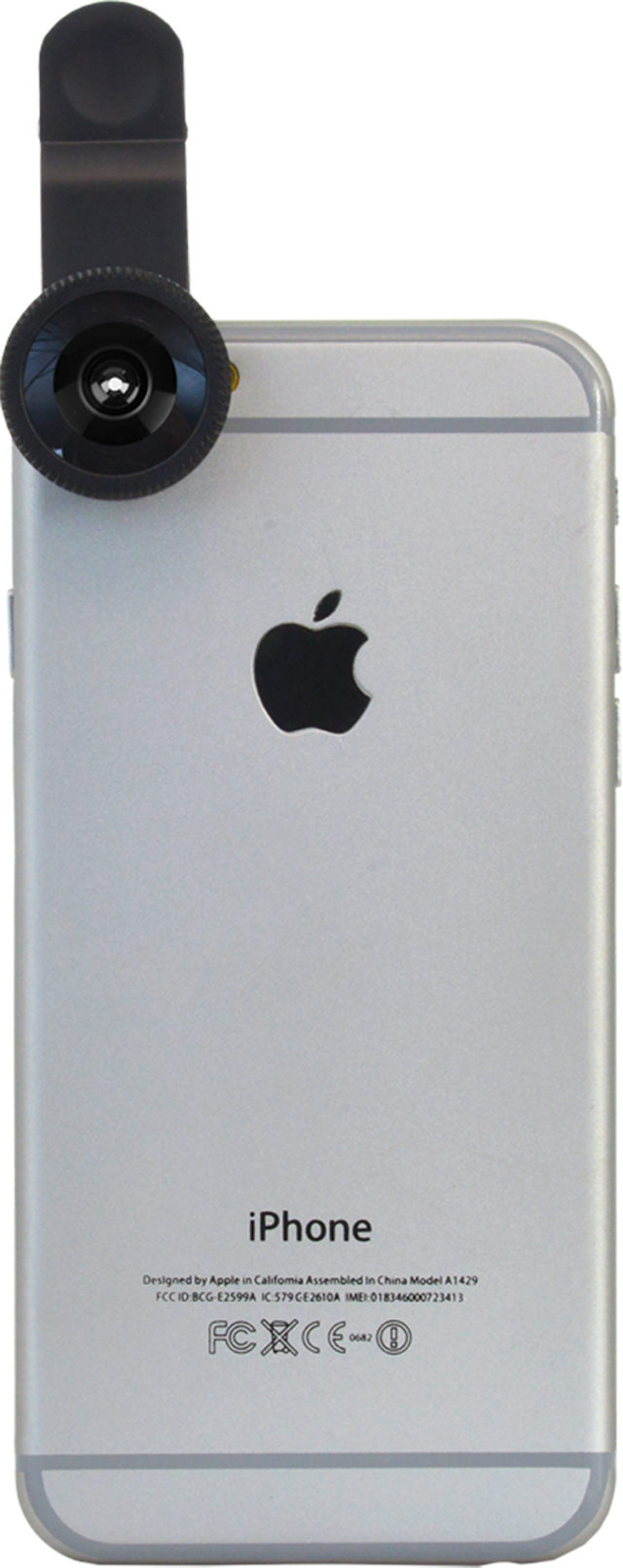 Clip lentille Fisheye pour smartphone (noir) - Packshot