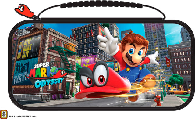 Pochette de transport deluxe officielle RDS™* « Mario Odyssey » pour Nintendo Switch™ –  NNS58 - Packshot