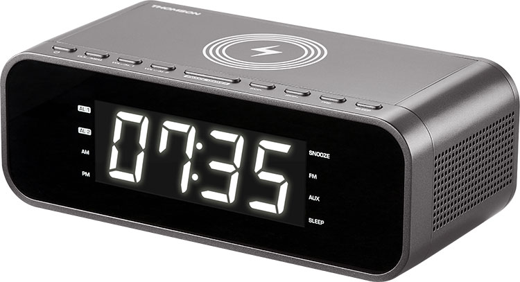 Radio réveil avec chargeur sans fil CR225I THOMSON