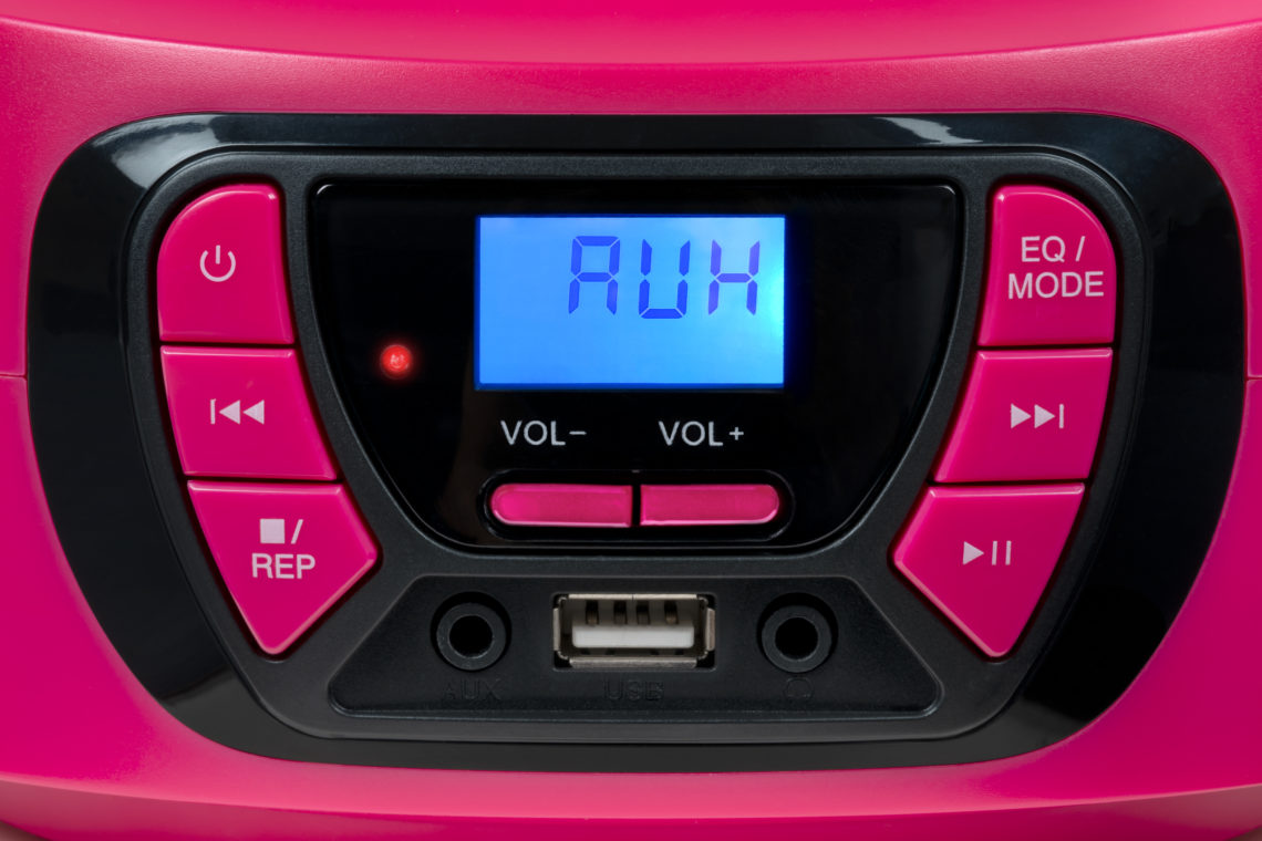 Bigben CD62 - Radio Portable & Lecteur CD - Bluetooth/USB - Blauw