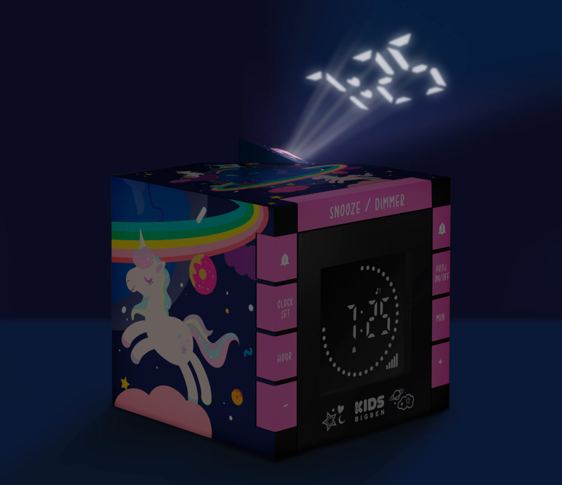 Réveil avec projecteur et enregistreur de voix BigBen Edition Limitée  Licorne Violet - Autre jeux éducatifs et électroniques - Achat & prix