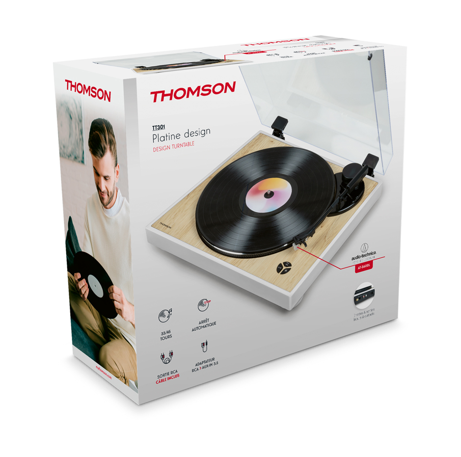 Platine vinyle automatique – TT351 Thomson, Bigben - Le Design Sonore pour  tous, Audio, Thomson, Bigben Party, Bigben kids, Lumin'US, Colorlight