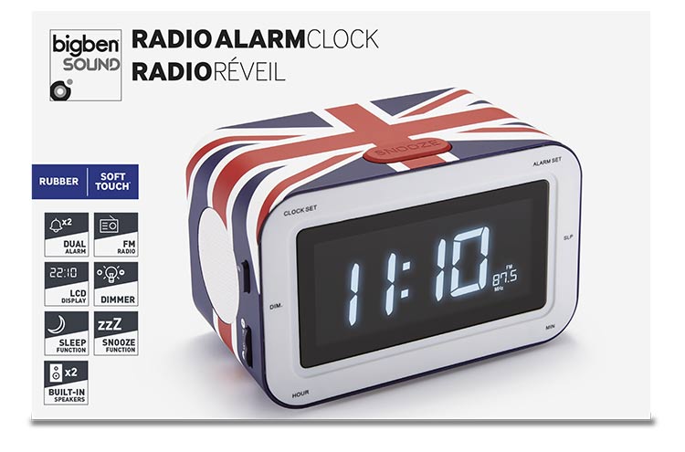 Alarm Clock Radio “United Kingdom” RR30GB BIGBEN | Bigben Bigben | Audio | Lumin'US | Bigben Party | Aromasound |Gaming-Zubehör |