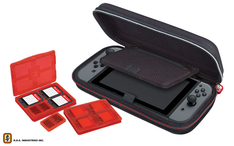 rds deluxe travel case for nintendo switch lite